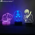 Цветной Акриловый 3d светильник, Аватар, Легенда о фигуре, ночник для детской комнаты