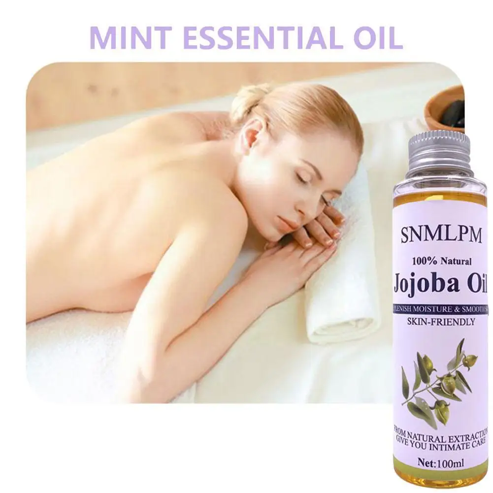 

100% Natural Jojoba Oil Best Relaxing Skin Moisturizing Massage Oil Care Control Oils 100ml Hydration W6l6