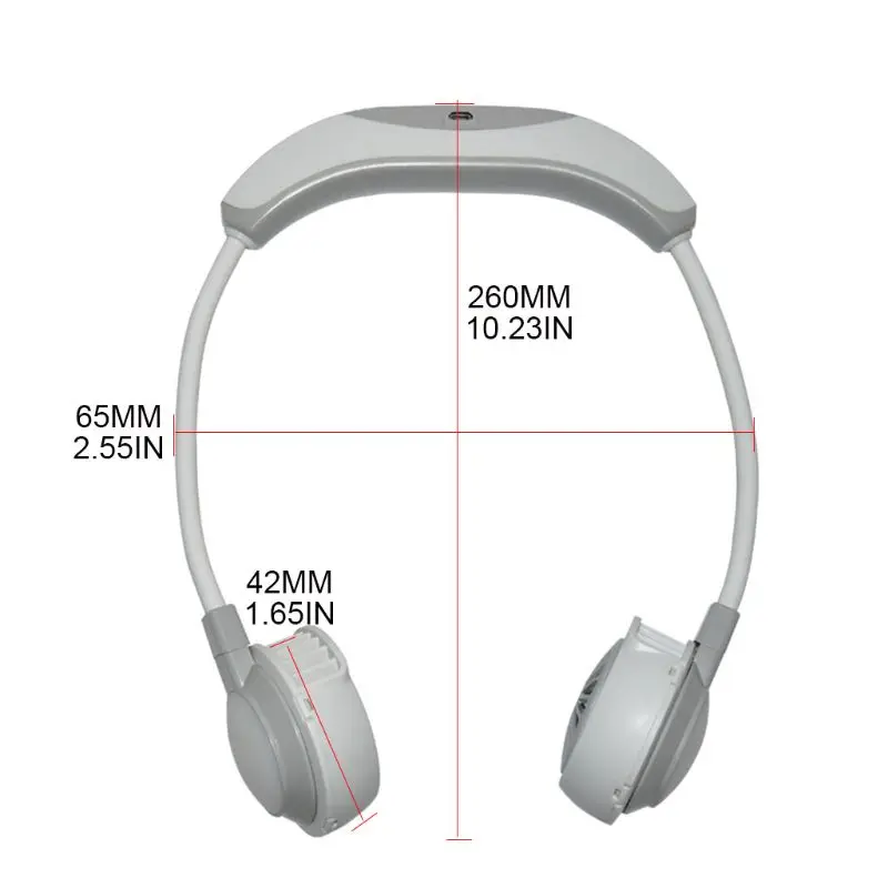 

Universal Adjustable Angle Portable Fan Cooler Lazy Hanging Neck Cooling Fan USB Charging for Home Office