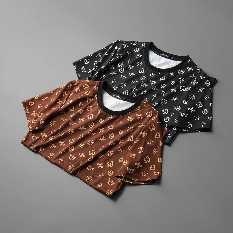 

Excellent Quality Men's T-Shirts O-neck New Arrivals Printing Great Designer Tee Shirt Short Sleeve Summer Clothing A1338