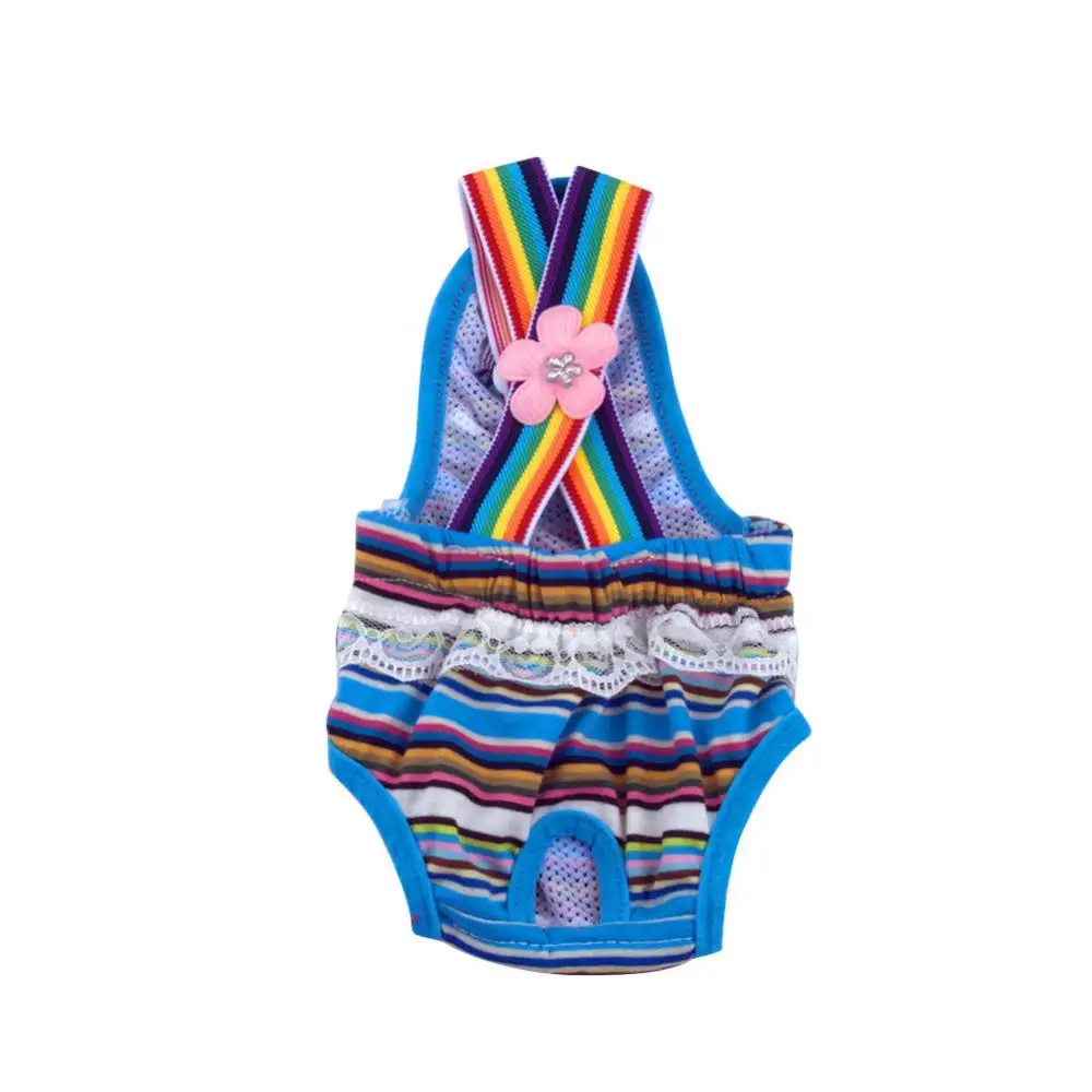 

Comfortable Pet Physiological Pants Polka Dot Striped Female Dog Underwear Sanitary Diaper Pet Supplies Products