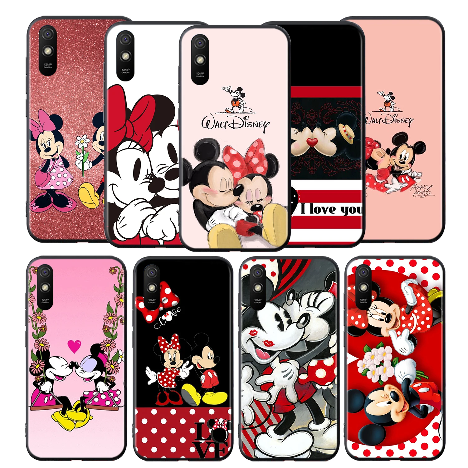 

Kiss Minnie Mouse Silicone Cover For Xiaomi Redmi 10 9T 9 9C 9A 9AT 9i 8 8A 7 6 Pro 7A 6A 5 5A 4X S2 Plus Phone Case