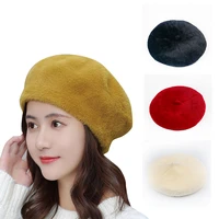 new beanies womens hat knitted winter hat for women warm winter hats solid color thermal autumn bonnet cap for woman knit beani