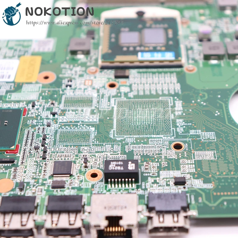Материнская плата NOKOTION 615849 001 605903 для ноутбука HP G62 G72 CQ62 HM55 UMA DDR3 основная