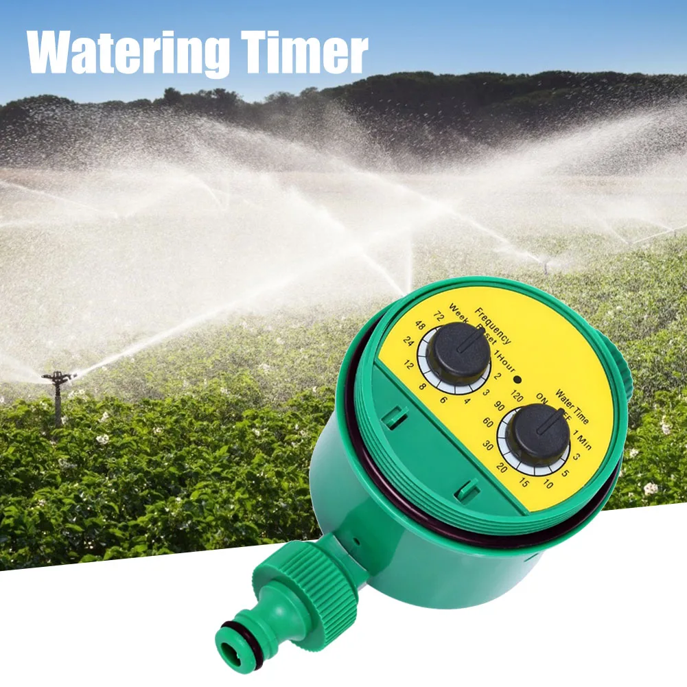 

Two Dial Automatic Watering Timer Electronic Garden Faucet Irrigation Controller Home Garden Irrigation Controller