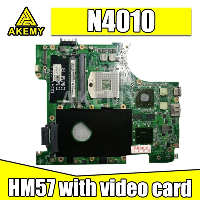 Akemy N4010 Mainboard для For DELL Inspiron 14R CN-0951K7 0951K7 материнская плата DAUM8CMB8C0 CN-0M2TVP 0M2TVP HM57 с