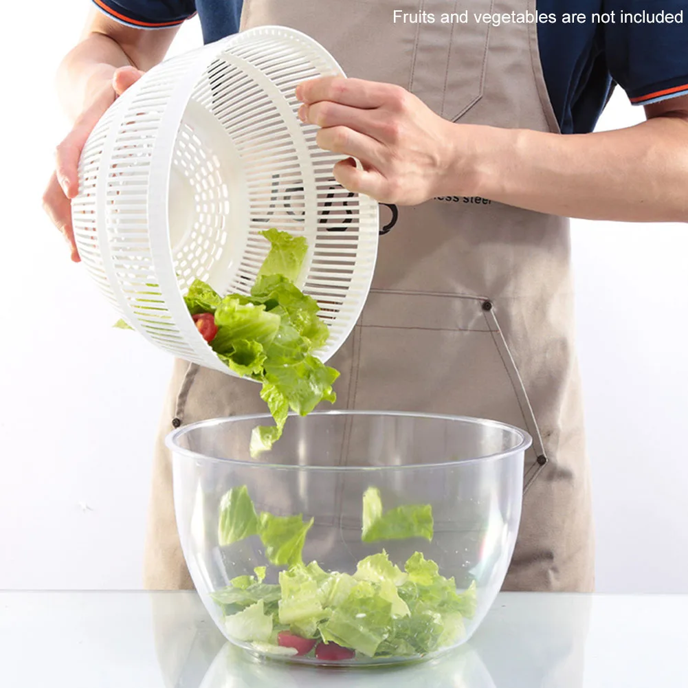 Салатный Спиннер салат большая емкость быстрая сушка вращающиеся кухонные