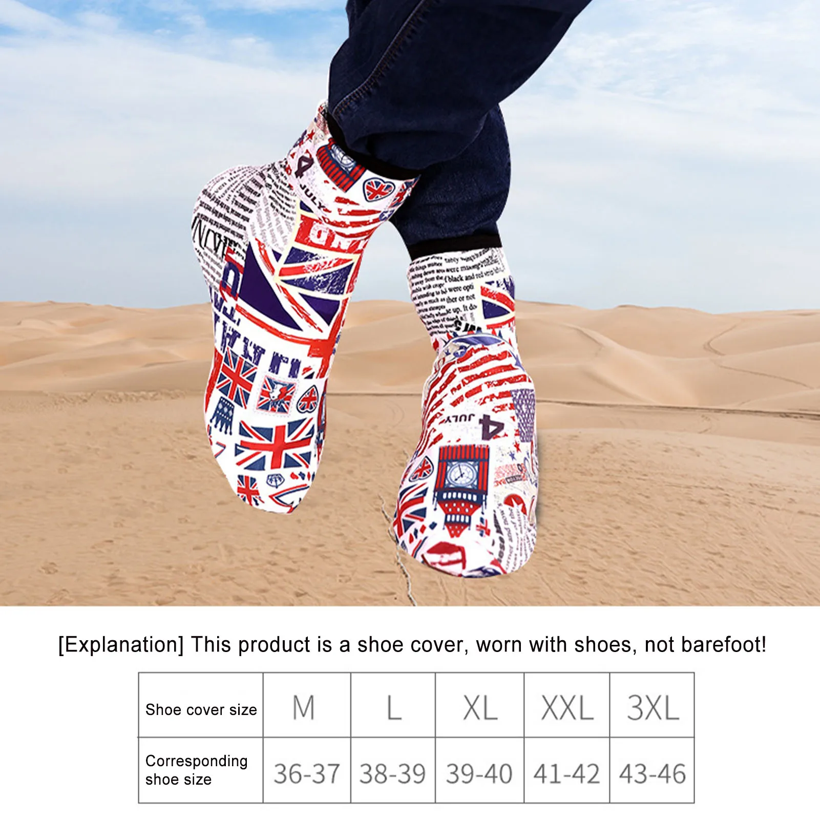 

Bicycle Riding Shoe Covers, Outdoor Sports Bicycle Foot Covers, Desert Sand-proof Shoe Covers Are Elastic And Wear-resistant
