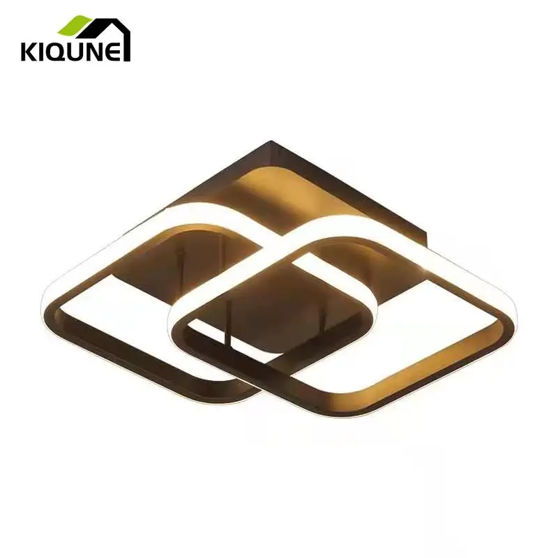 

Modern LED Chandeliers Lights 90-260V Indoor Lighting For Hallway Balcony Corridor Bedroom White Black Indoor Lamps Lustre AC