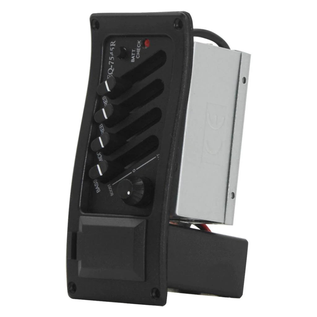 4 полосным эквалайзером эквалайзер Акустическая гитара усилителей пикап тюнер