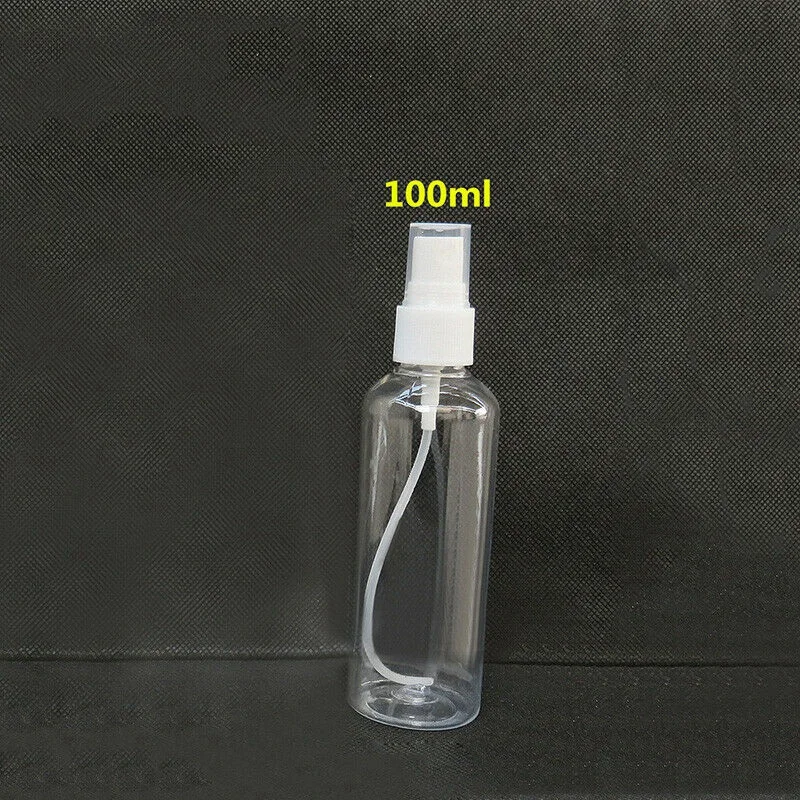 50 шт. 100 Ml прозрачный пластмассовый распылитель для духов маленький мини пустой