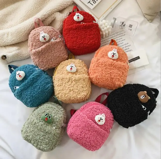 Плюшевые рюкзаки детские сумки животные мультфильм кукла игрушки для детей