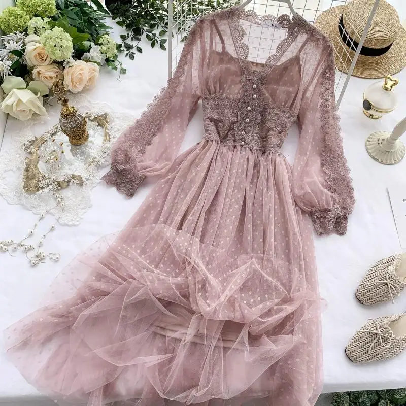 

Dress Autumn bodycon elegant fairy women long Kawaii sexy y2k party midi casual korean maxi evening ladies 2021 verano vestidos