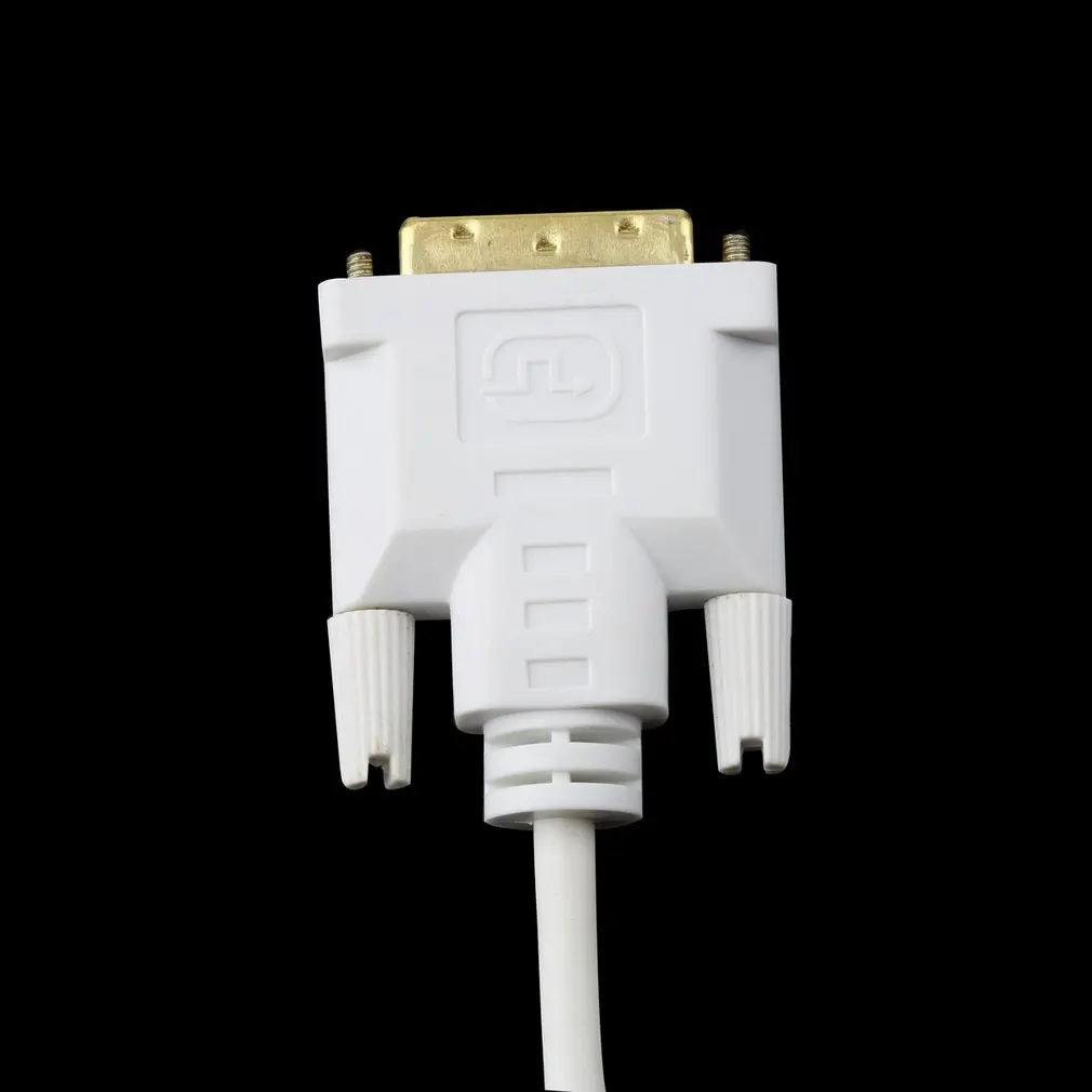 Горячая новинка мини порт дисплея DP штекер к DVI Штекерный адаптер кабель Белый 6