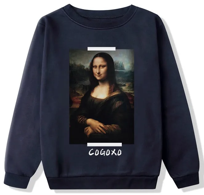 Новинка мужская одежда COGOXO толстовка с капюшоном для девочек футболка Женский