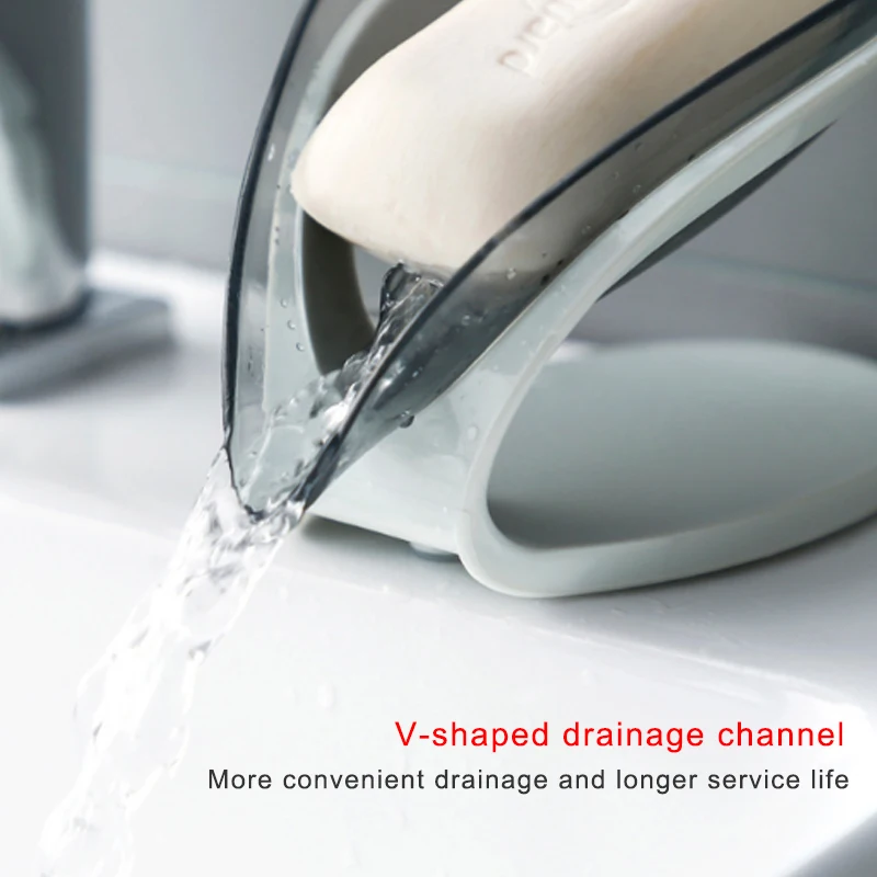 

Leaf Shape Soap Box Drain Soap Holder Box Bathroom Shower Soap Holder Dish Storage Plate Tray Bathroom Supplies Bathroom Gadgets
