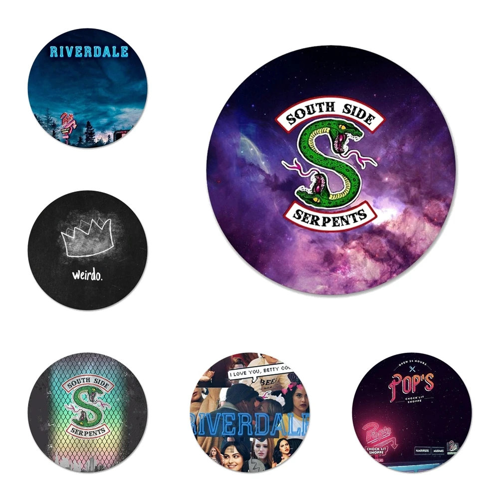 

Riverdale South Side Cool Icons Pins Badge Decoration Brooches Metal Badges For Backpack Decoration 58mm