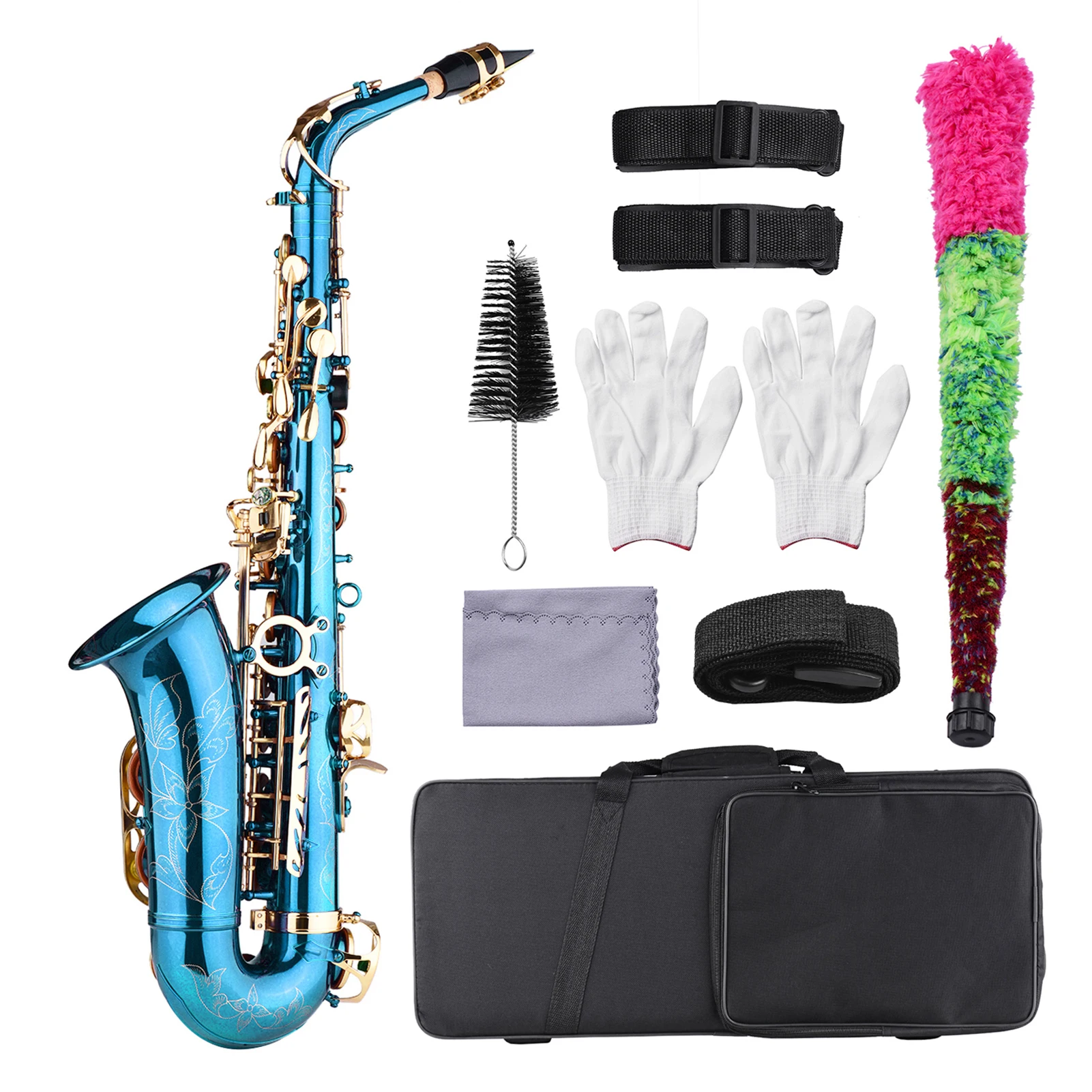 LADE латунь с гравировкой Eb e-плоский альт-саксофон альт саксофон ушка пуговицы