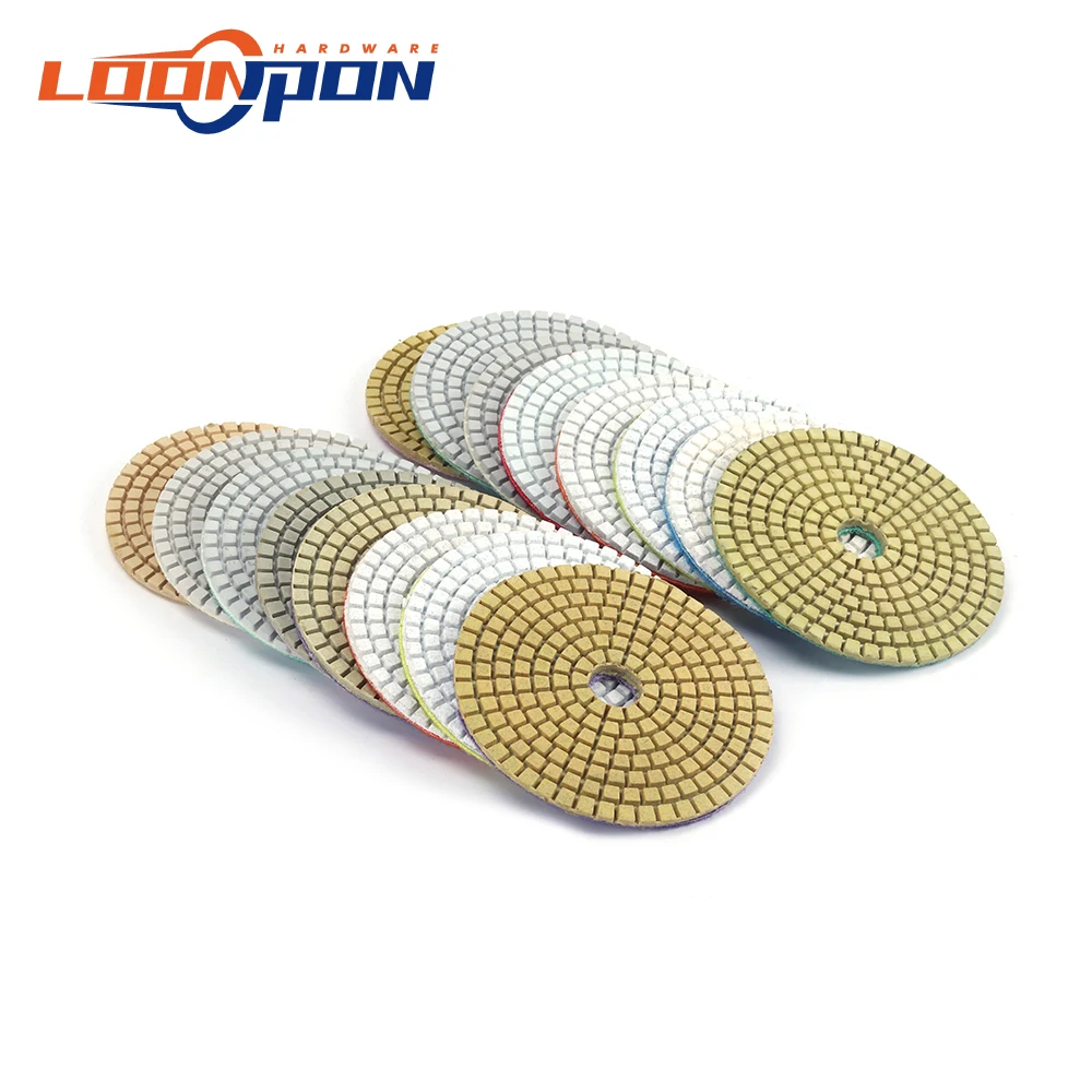 Алмазный полировальный диск 4 дюйма 100 мм влажная полировальная насадка для