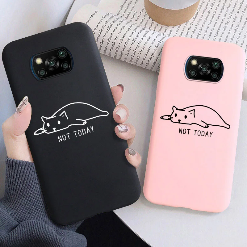 

Case For Xiaomi Mi 10T 10 Lite Cases Cat Soft Silicone Cover for Xiaomi Mi Note 10 Pro Ultra 9 Lite A3 Case Poco X3 NFC F2 X2