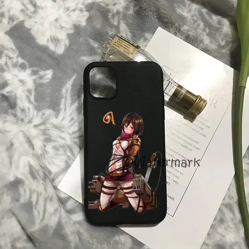 Чехол для телефона Mikasa Ackerman IPhone 12 11 Pro Max 7 8 6 6s Plus X Xs Xr 5 5s Se 2020 силиконовый чехол |