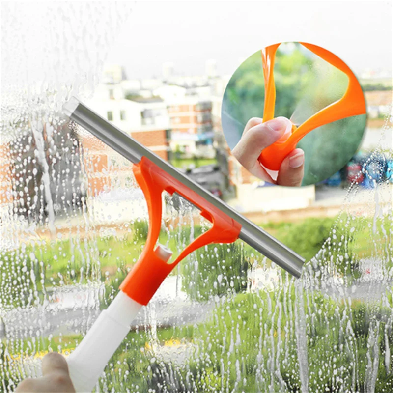 

Window Glass Spray Type Cleaning Brush Multifunctional Spray Water Glass Scratch Car Glazing Door Floor Wash Cleaner Tools