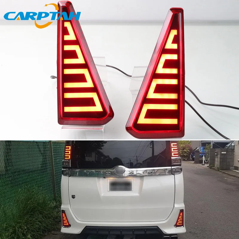 2 шт. светодиодный задний противотуманный фонарь для Toyota Noah Voxy 80 серии водить