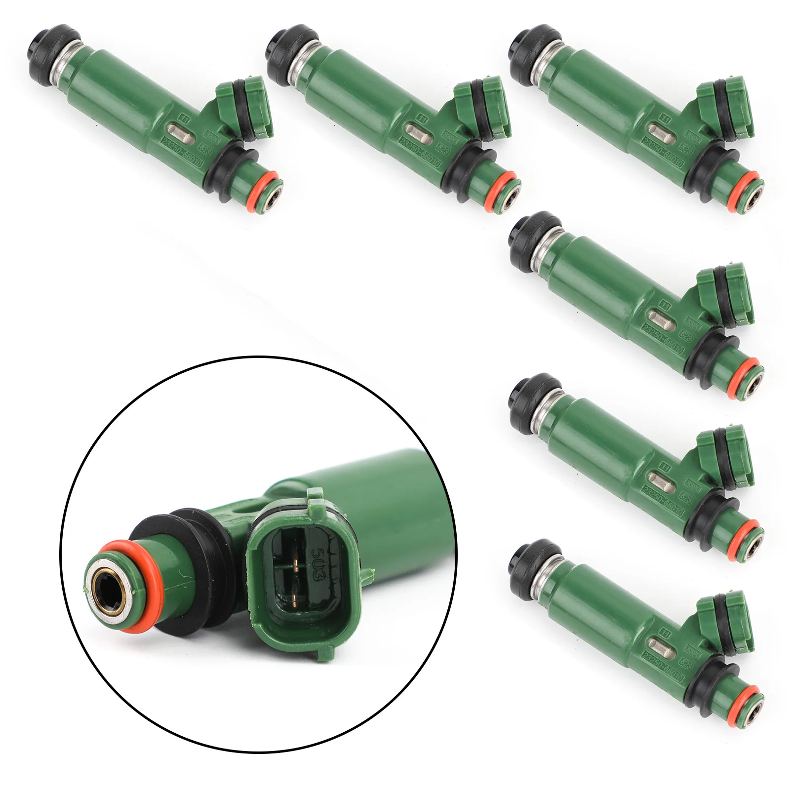 

Топливные форсунки Topteng 6 шт. для Toyota Landcruiser FJZ78, FJZ80, LX450, J80, 2325066010 л, 2320966010, автомобильные аксессуары, запчасти