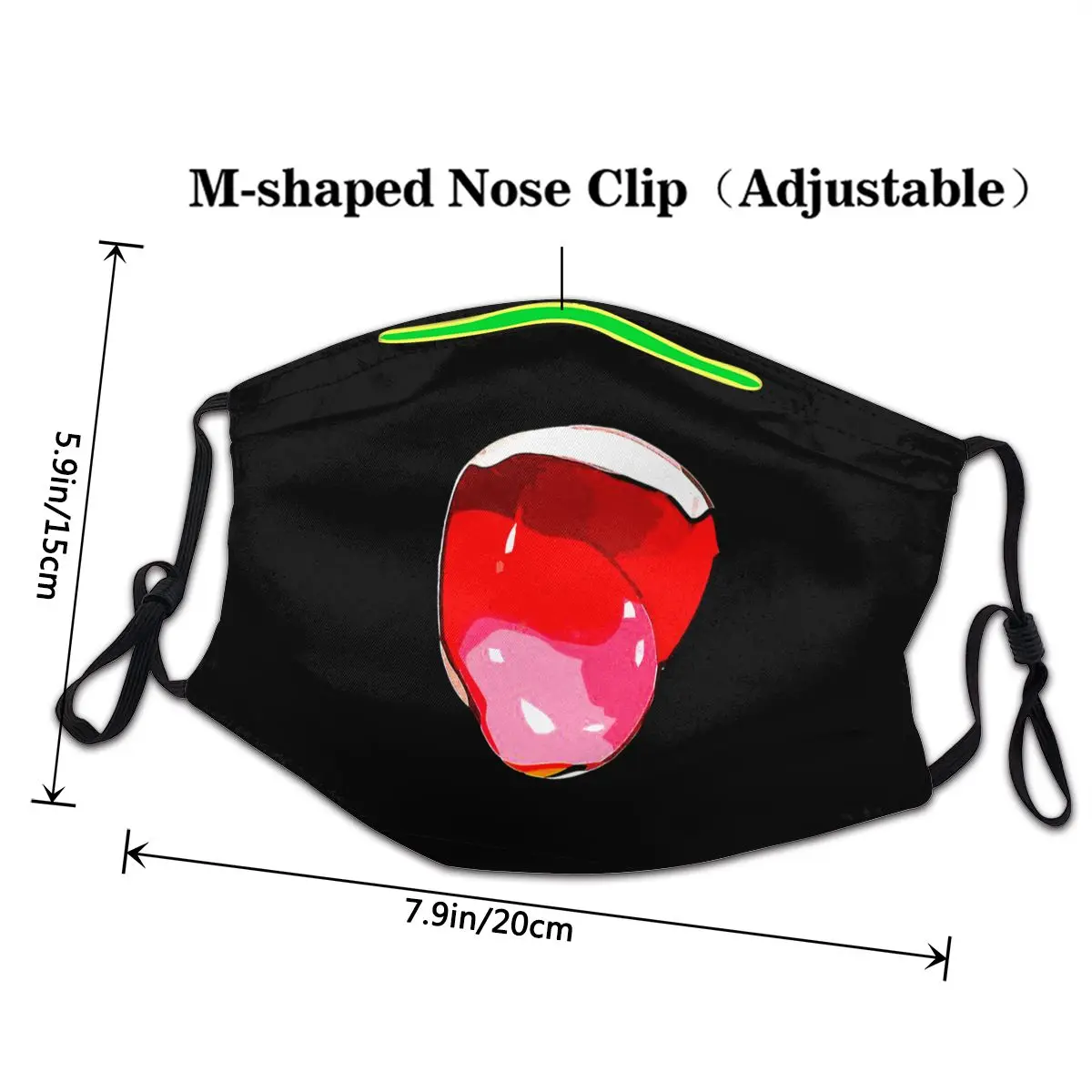 Ahegao аниме маска для лица на Mascarilla тканевых масок с изображением рта крышка Хентай