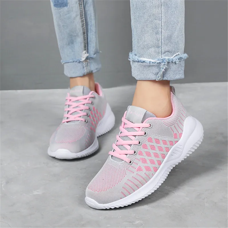 

Autumn and winter new casual light and soft soft breathable and comfortable lace-up women's shoes