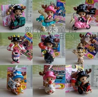 bandai one piece action figure genuine limited cute chopper pendant mobile phone strap gacha rare out of print anime model