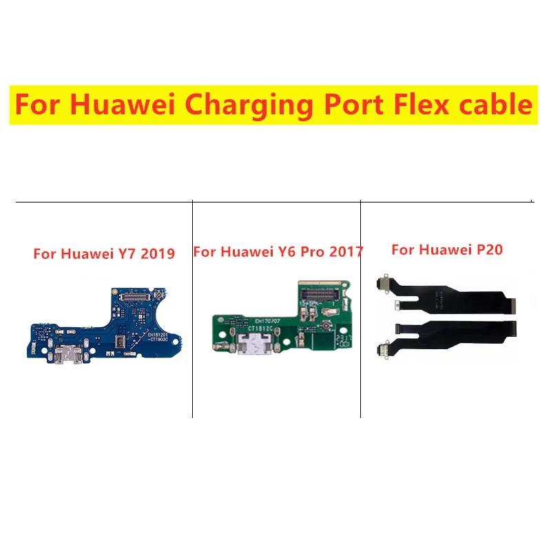 

Для HuaWei Y7 2019 Y6 Pro 2017 p20 USB зарядная док-станция разъем для зарядки детали платы гибкий кабель с микрофоном