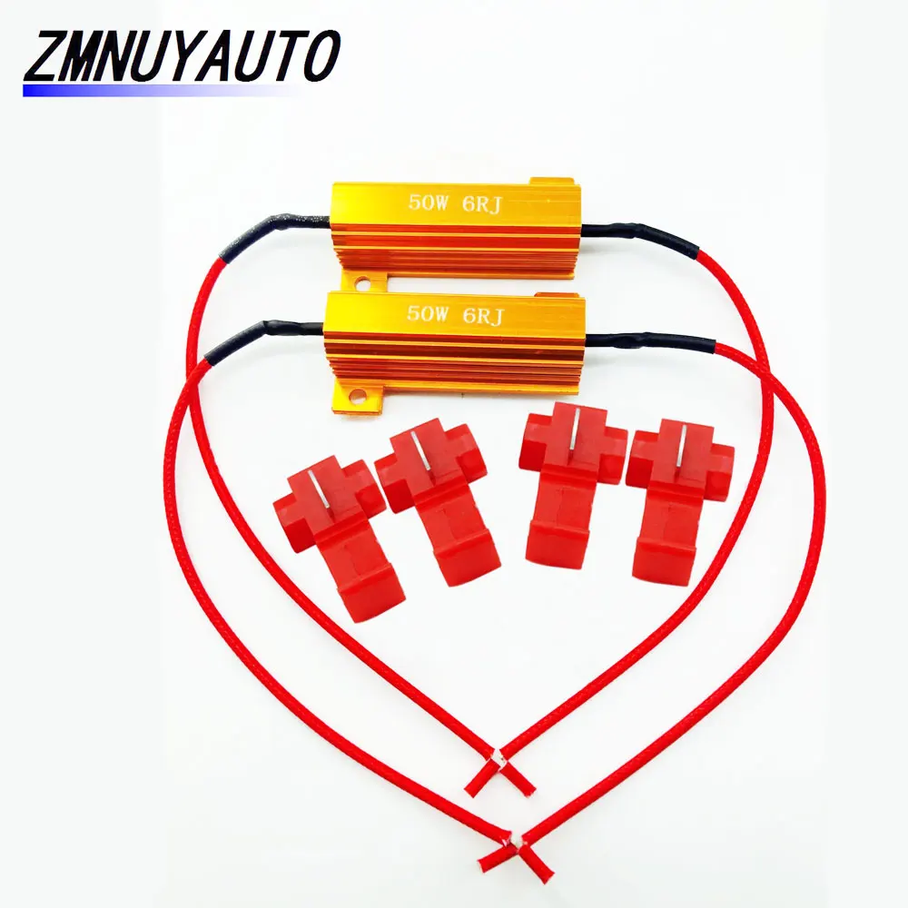 2 шт. автомобильный LED декодер 50 Вт Ом|Аксессуары для фар авто| |