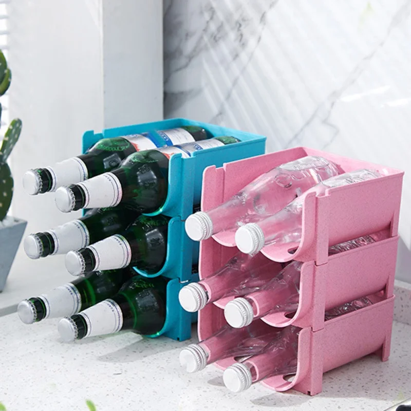 

Refrigerator Storage Rack For Beer Beverage Household Refrigerator Storage Rack Foldable N06 N07