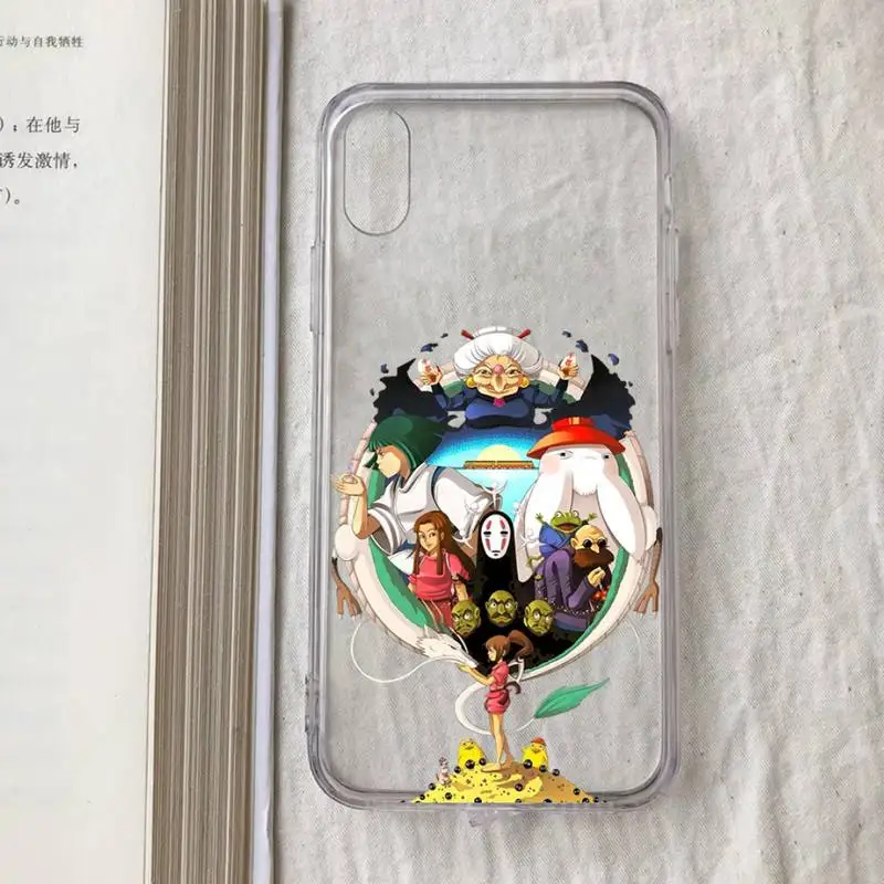 Чехол для телефона с рисунком из мультфильма Тоторо iPhone 11 12 13 mini pro XS MAX 8 7 6 6S Plus X 5S SE