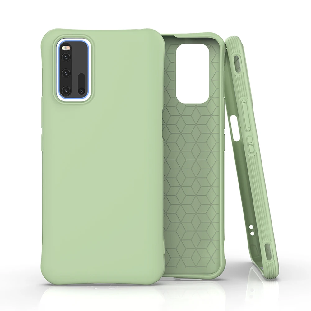 Оригинальный жидкий тонкий ТПУ карамельного цвета для VIVO IQOO 3 5G IQOO3 2020 простой