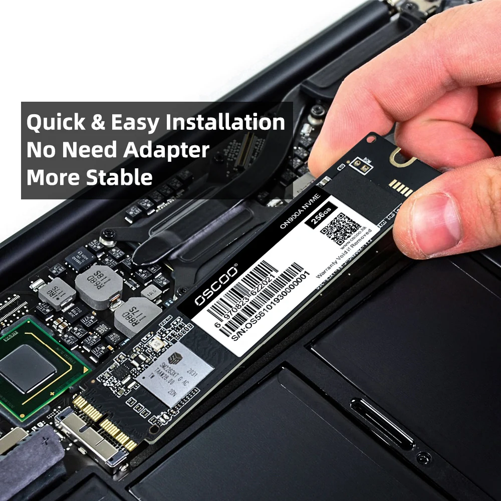 

OSCOO ON900A PCIe NVME SSD 256 /512 / Macbook 2012-2018 A1369 A1465 A1466 A1502