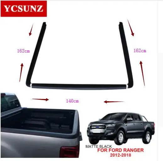 Накладки на рельсы для Ford Ranger T6 T7 2012 2019 Nissan Navara Frontier NP300 2015 VW Amarok 2009 2018 двойная