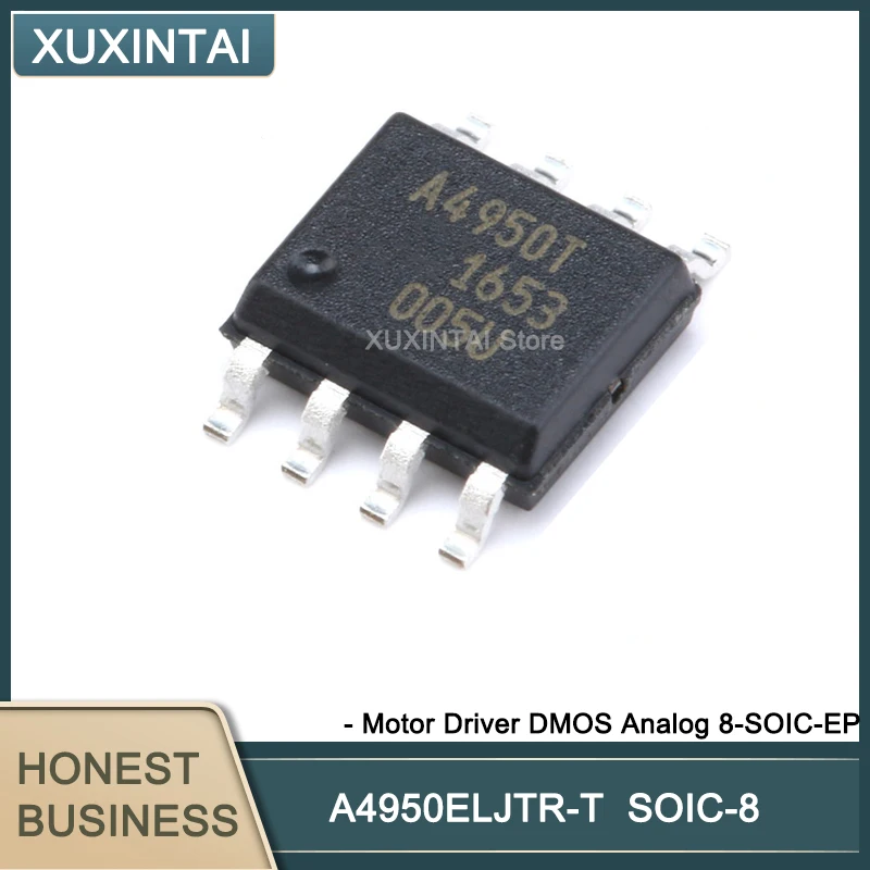 

10Pcs/Lot A4950ELJTR-T A4950ELJTR - Motor Driver DMOS Analog 8-SOIC-EP