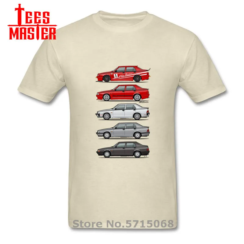 Стек Alfa Romeo 75 футболка Milano Tipo 16 мальчик хлопок короткий рукав Crewneck Футболка