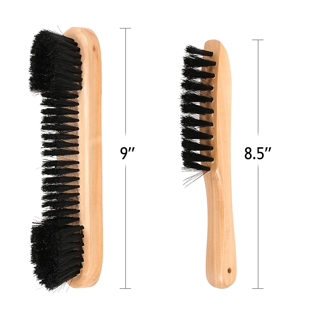 

2PCS/Lot Billiard Brush Set Billiard Accessories Pool Table Corner Brush and Rail Brush Set Billiard Table Cleaning Kit