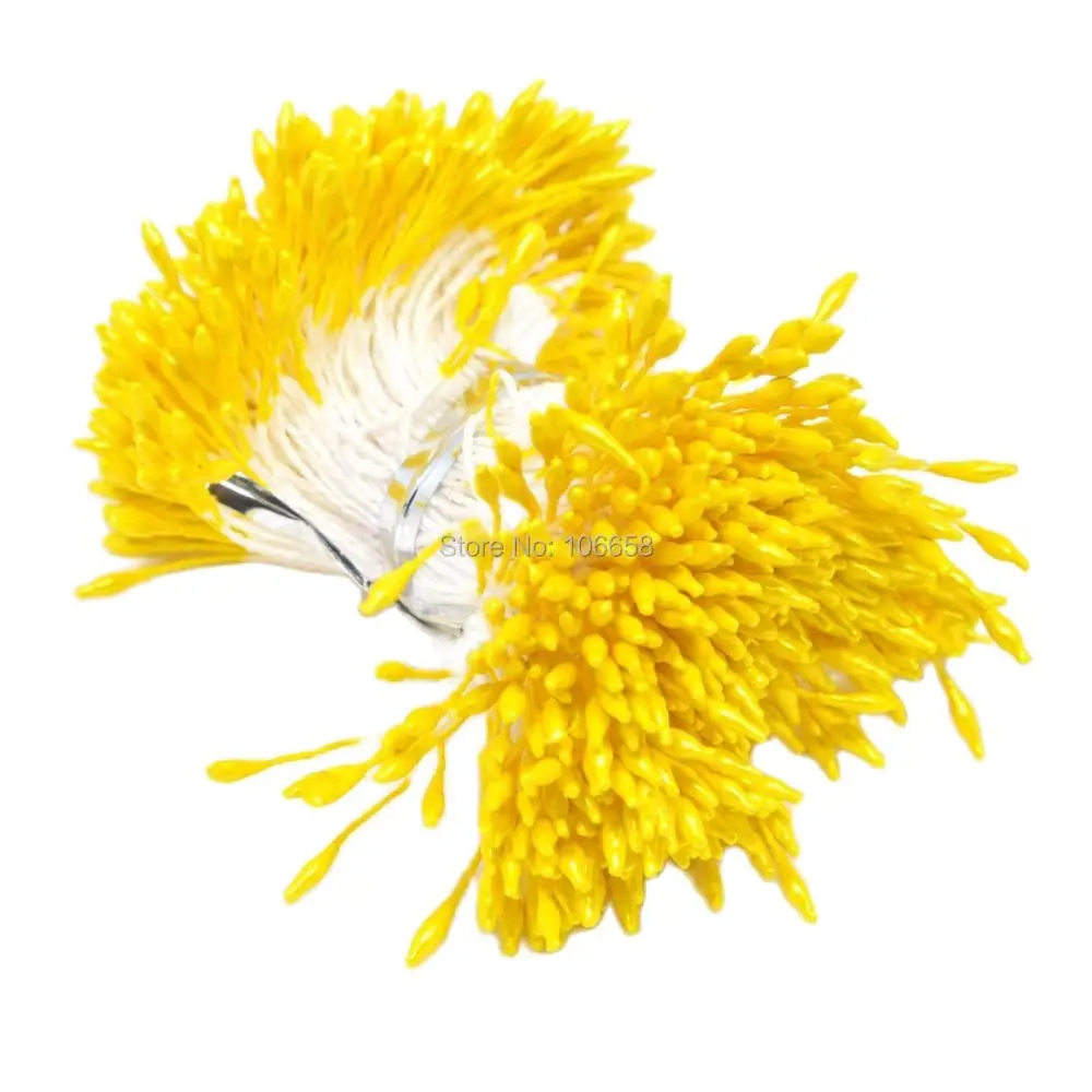 420 шт. 1 мм Искусственные тычинки с двумя головками|flower stamen pistil|stamen pistilpearl flower |