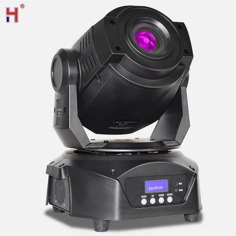 

Led 90W Moving Head Spot Light Dmx Stage Lighting With 3 Face Prism Lyre Gobo Projection Good For Dj Disco Party Mobile Light