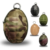 multifunctional grenade shaped style car key wallets pu leather hand zipper coin purse pouch bag keychain holder case