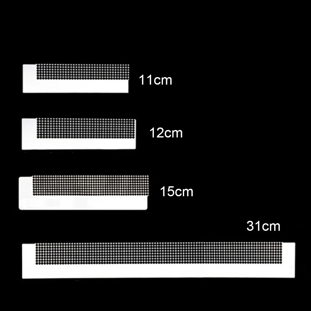 Картина линейка из нержавеющей стали 50 сеток 141 мм чистая Алмазная окрашенная