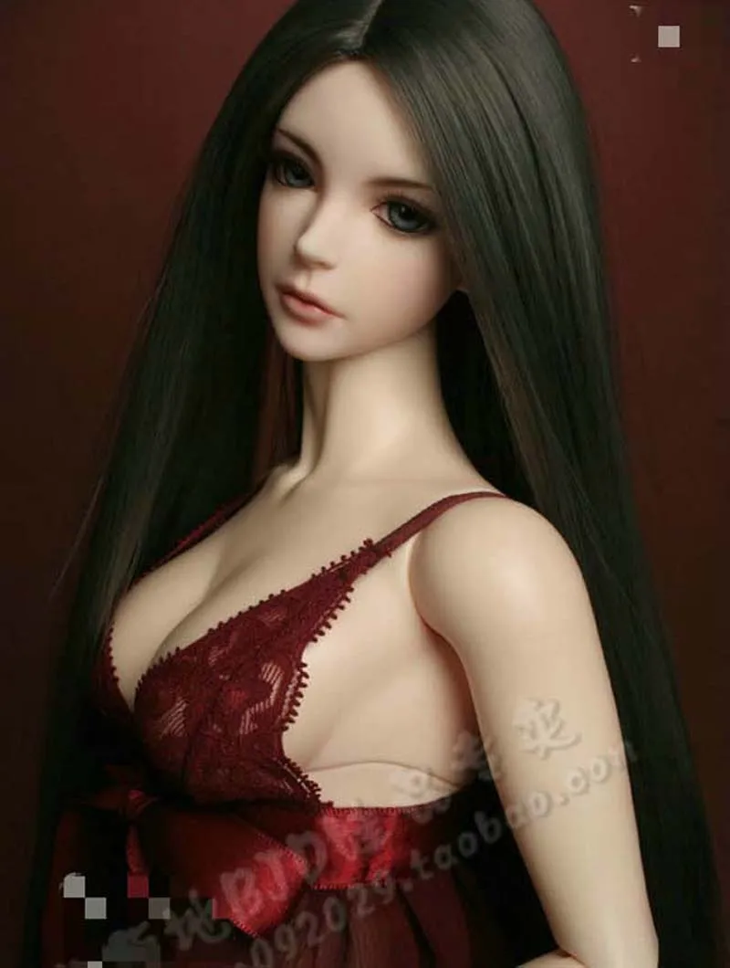 1/3 1/4 1/6 Bjd SD кукольный парик высокотемпературный провод красивые черные цвета