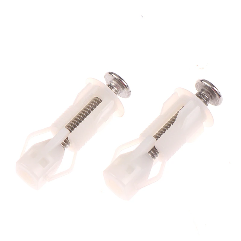 2PCS Toilet Seat Hinges Screws Universal Replacement Hinge Set | Обустройство дома