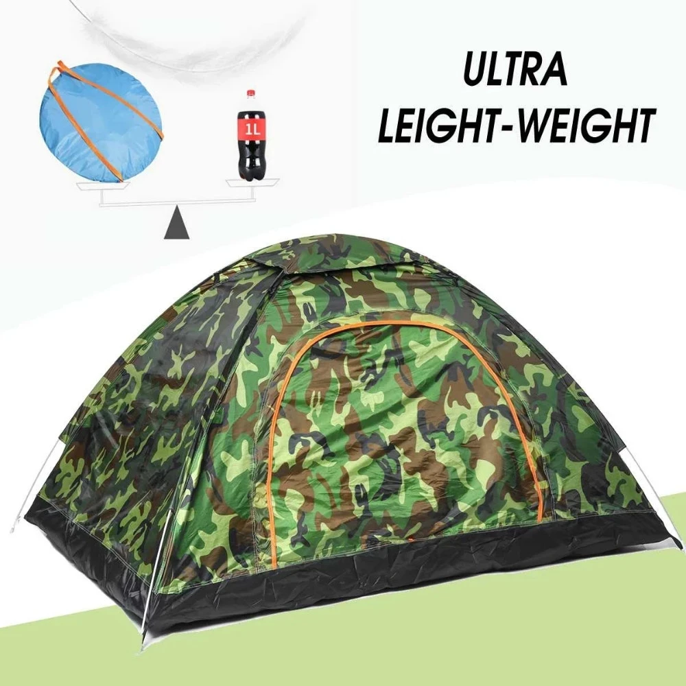 

Outdoor Portable Camping Tent Beach Traveling Hiking Sunshade Waterproof Shelter Tent For 2 People