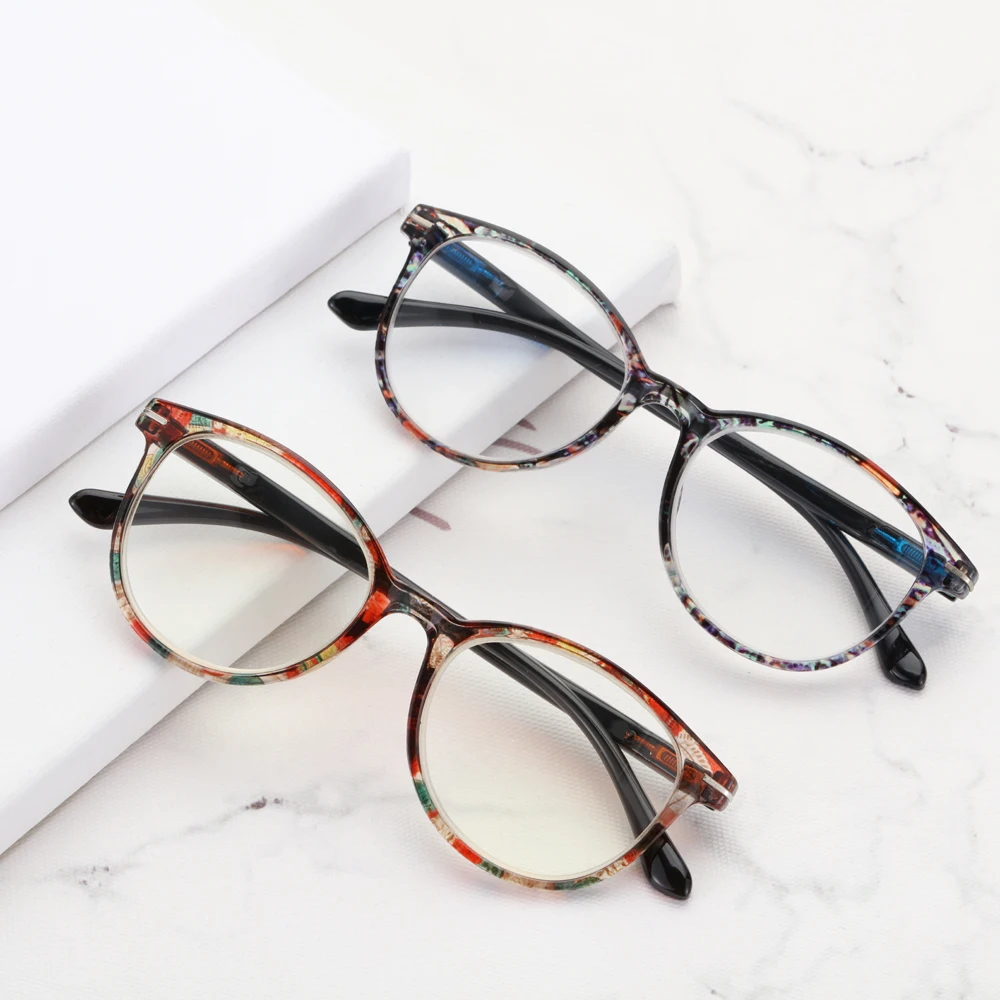 Винтажные очки для чтения кошачий глаз пресбиопии женские и мужские круглые в