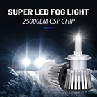 Светодиодные фары Carlitek H7 CSP LED чип H11 H8 H9 лампы HB4 9006 автомобильные лампы для линз лампы для фар супер яркие 6000K 25000LM